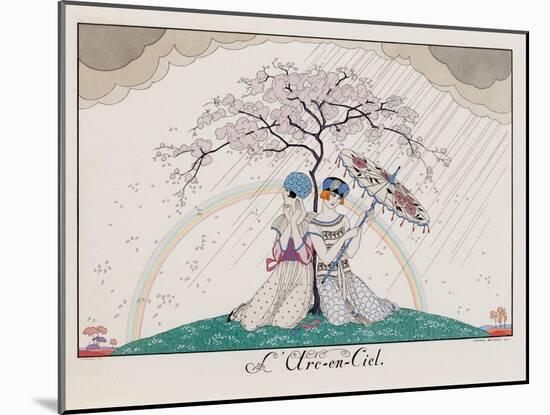 L'Arc-En-Ciel, 1920-Georges Barbier-Mounted Giclee Print