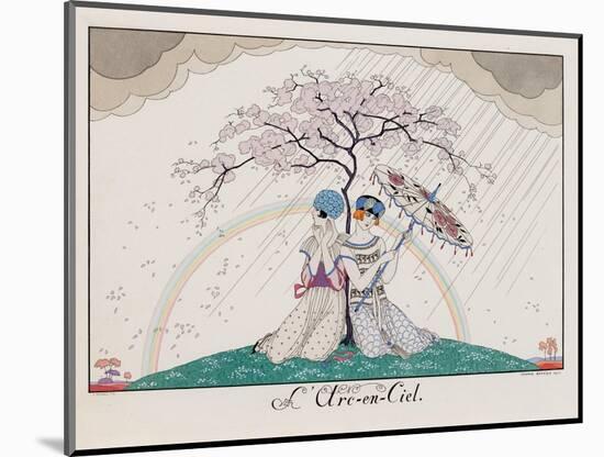 L'Arc-En-Ciel, 1920-Georges Barbier-Mounted Giclee Print