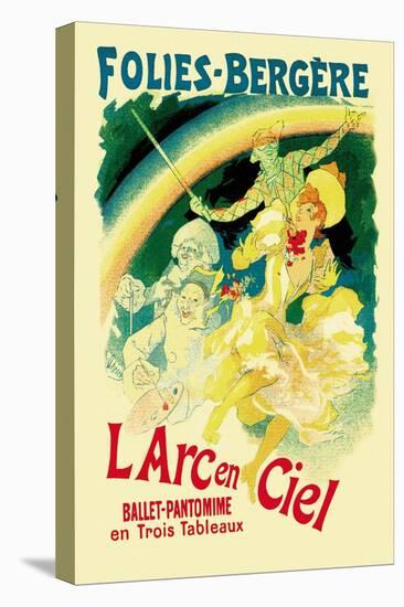 L'Arc En Ciel: Folies-Bergere-Jules Chéret-Stretched Canvas