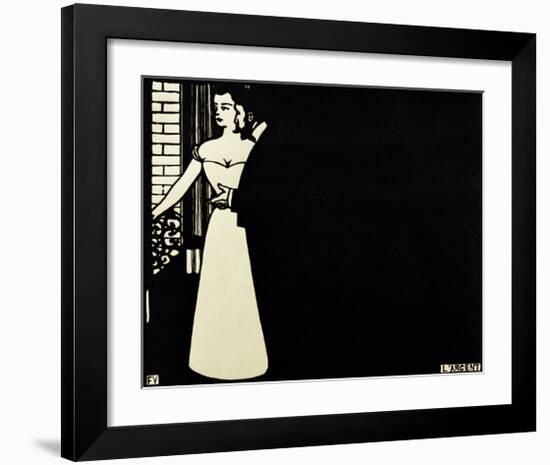 L’arcent-Félix Vallotton-Framed Giclee Print