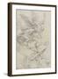 L'archange Saint Michel terrassant le dragon-Domenico Fiasella-Framed Giclee Print