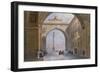 L'arche Du Batiment De L'etat Major General a Saint Petersbourg. Oeuvre De Vasily Semyonovich Sadov-Vasili Semenovich Sadovnikov-Framed Giclee Print