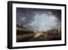 L'Archevêché, le pont de la Tournelle et le quai Saint-Bernard, vus de l'Hôtel-Dieu-Pierre-Antoine Demachy-Framed Giclee Print