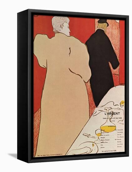 L'argent, c.1895-Henri de Toulouse-Lautrec-Framed Stretched Canvas