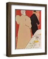 L'argent, c.1895-Henri de Toulouse-Lautrec-Framed Giclee Print