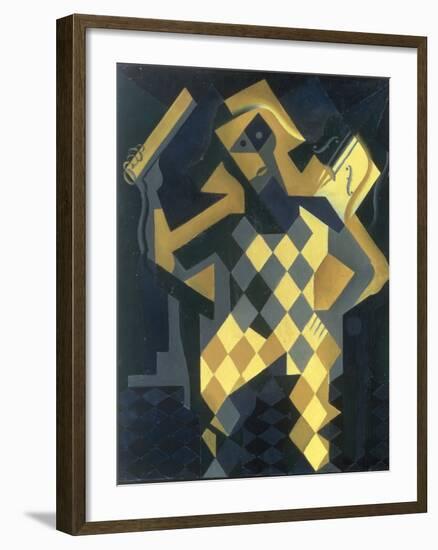 L'Arlequin au Violon, 1919-Juan Gris-Framed Giclee Print