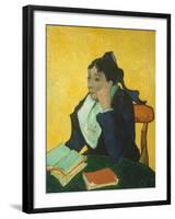 L'Arlesienne (Madame Ginoux) 1888-Vincent van Gogh-Framed Giclee Print