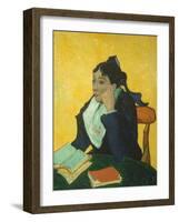 L'Arlesienne (Madame Ginoux) 1888-Vincent van Gogh-Framed Giclee Print