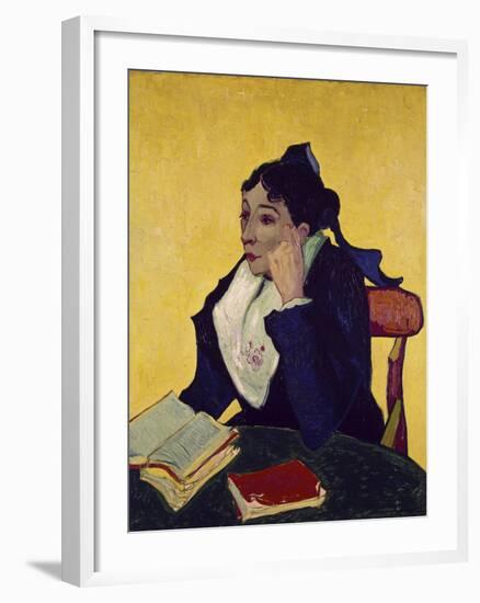 L'Arlesienne: Madame Joseph Michel Ginoux-Vincent van Gogh-Framed Giclee Print