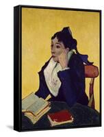 L'Arlesienne: Madame Joseph Michel Ginoux-Vincent van Gogh-Framed Stretched Canvas
