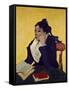 L'Arlesienne: Madame Joseph Michel Ginoux-Vincent van Gogh-Framed Stretched Canvas