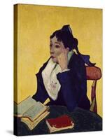 L'Arlesienne: Madame Joseph Michel Ginoux-Vincent van Gogh-Stretched Canvas