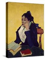 L'Arlesienne: Madame Joseph Michel Ginoux-Vincent van Gogh-Stretched Canvas