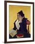 L'Arlesienne: Madame Joseph Michel Ginoux-Vincent van Gogh-Framed Giclee Print