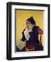 L'Arlesienne: Madame Joseph Michel Ginoux-Vincent van Gogh-Framed Giclee Print