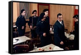 L'ARMEE DES OMBRES, 1969 directed by JEAN-PIERRE MELVILLE Lino Ventura (photo)-null-Framed Stretched Canvas