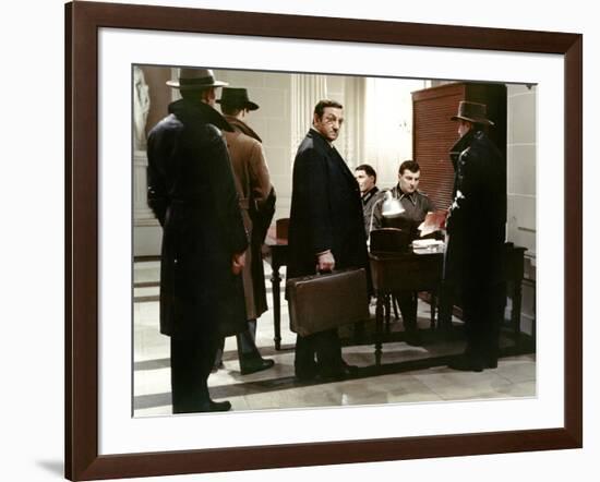 L' armee des Ombres by JeanPierreMelville with Lino Ventura, 1969 (d'apres JosephKessel) (photo)-null-Framed Photo