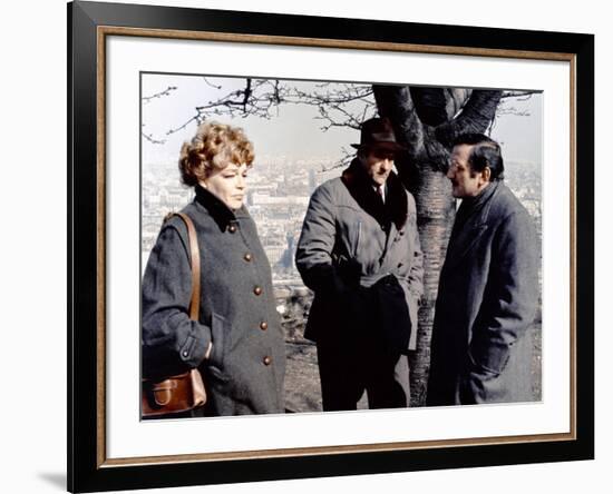 L' armee des Ombres by JeanPierreMelville with Simone Signoret, Christian Barbier and Lino Ventura,-null-Framed Photo