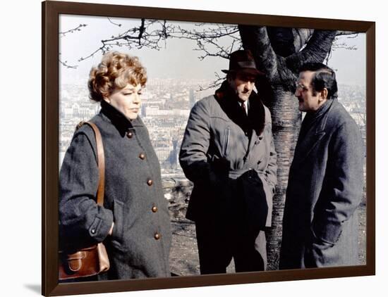 L' armee des Ombres by JeanPierreMelville with Simone Signoret, Christian Barbier and Lino Ventura,-null-Framed Photo