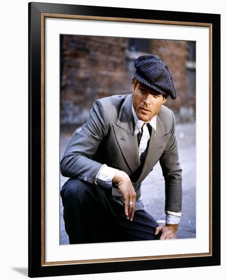 L'Arnaque THE STING by GeorgeRoyHill with Robert Redford, 1973 (photo)-null-Framed Photo