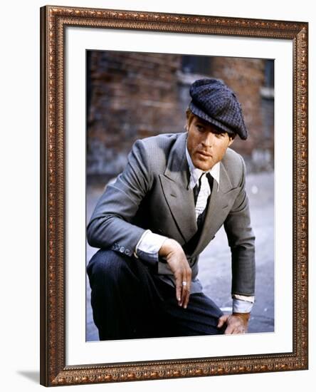 L'Arnaque THE STING by GeorgeRoyHill with Robert Redford, 1973 (photo)-null-Framed Photo