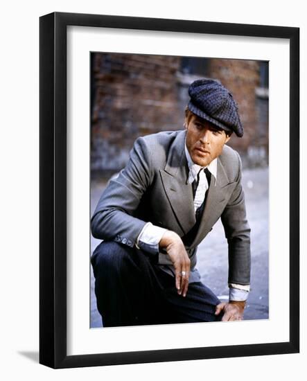 L'Arnaque THE STING by GeorgeRoyHill with Robert Redford, 1973 (photo)-null-Framed Photo