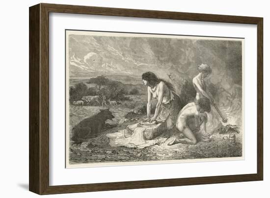 L'Art De Faire Le Pain a L'Age De La Pierre-Emile Antoine Bayard-Framed Giclee Print