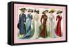 L'Art de la Mode: A Variety of Beautiful Fashions-null-Framed Stretched Canvas