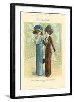 L'Art de la Mode: New Models in Tussor and Broadcloth-null-Framed Art Print