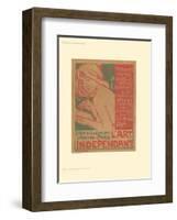 L'Art Independant-Emile Berchmans-Framed Collectable Print