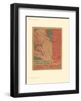 L'Art Independant-Emile Berchmans-Framed Collectable Print