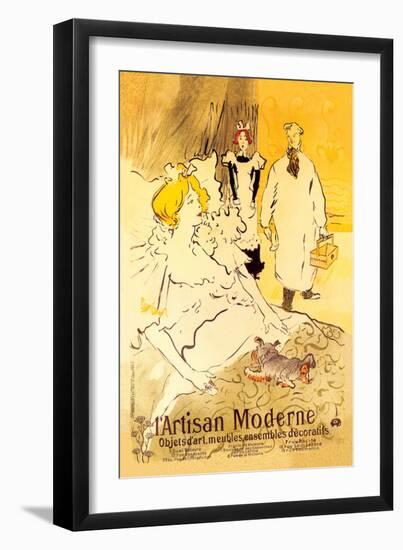 L'Artisan Moderne-Henri de Toulouse-Lautrec-Framed Art Print