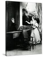 L'Artiste, 1831-Achille Deveria-Stretched Canvas