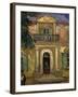 L'Asile Saint Paul À Saint-Remy, Garden of St Paul Hospital, Saint-Remy De Provence-Vincent van Gogh-Framed Giclee Print