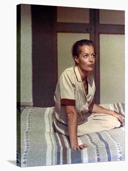 L'ASSASSINAT by TROTSKY, 1972 directed by JOSEPH LOSEY Romy Schneider (photo)-null-Stretched Canvas