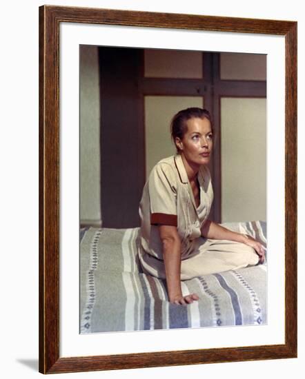 L'ASSASSINAT by TROTSKY, 1972 directed by JOSEPH LOSEY Romy Schneider (photo)-null-Framed Photo