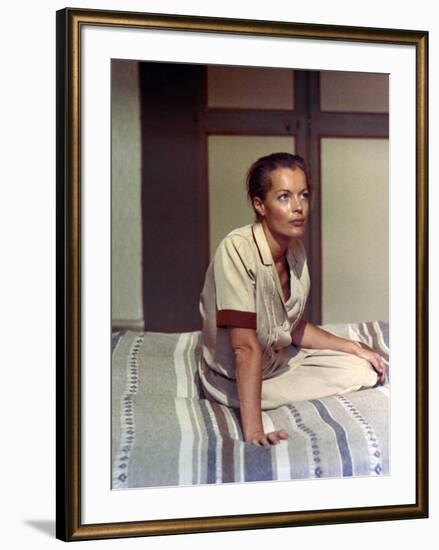 L'ASSASSINAT by TROTSKY, 1972 directed by JOSEPH LOSEY Romy Schneider (photo)-null-Framed Photo