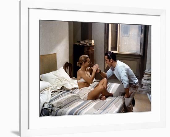 L'Assassinat by Trotsky " Assassination of Trotsky " by Joseph Losey with Romy Schneider and Alain -null-Framed Photo