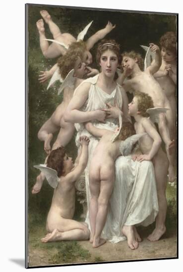 L'Assaut-William Adolphe Bouguereau-Mounted Giclee Print