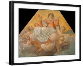 L'assomption De La Vierge (The Assumption of the Virgin) - Peinture De Annibale Carracci (Carrache,-Annibale Carracci-Framed Giclee Print