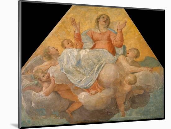 L'assomption De La Vierge (The Assumption of the Virgin) - Peinture De Annibale Carracci (Carrache,-Annibale Carracci-Mounted Giclee Print