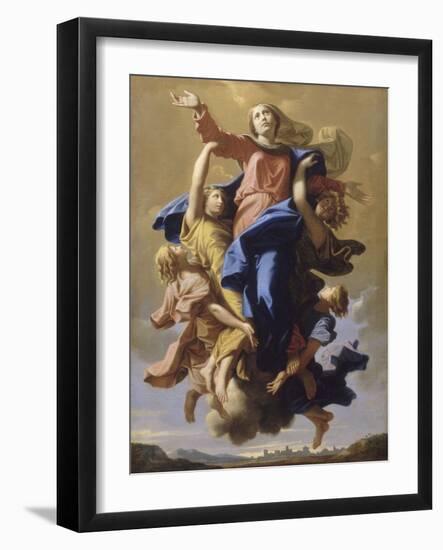 L'Assomption de la Vierge-Nicolas Poussin-Framed Giclee Print