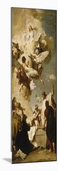 L'Assomption de la Vierge-Giovanni Battista Piazzetta-Mounted Premium Giclee Print