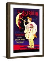 L'Astrolin, Painting the Moon-Eugene Oge-Framed Art Print