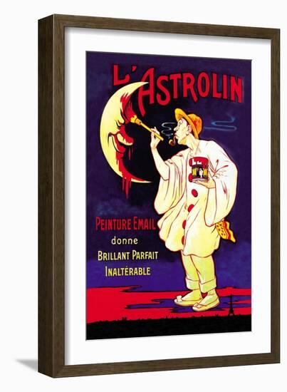 L'Astrolin, Painting the Moon-Eugene Oge-Framed Art Print