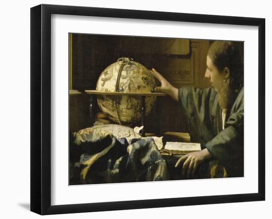 L'astronome dit aussi l'Astrologue-Johannes Vermeer-Framed Giclee Print