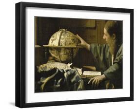 L'astronome dit aussi l'Astrologue-Johannes Vermeer-Framed Giclee Print