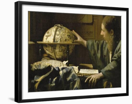 L'astronome dit aussi l'Astrologue-Johannes Vermeer-Framed Giclee Print