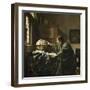 L'astronome dit aussi l'Astrologue-Johannes Vermeer-Framed Giclee Print