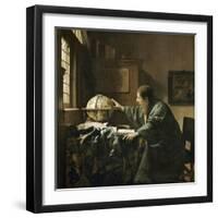 L'astronome dit aussi l'Astrologue-Johannes Vermeer-Framed Giclee Print